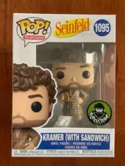 Kramer with Sandwich SEINFELD POPC 1095 Funko Pop Vinyl New Mint Box + Protector