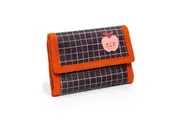 Djeco 14x10cm Apple Wallet Coated Canvas Kids Money Holder 3y+ Black Red