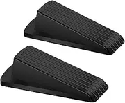 Door Stoppers, 2 Pack Premium Rubber Door Stoppers for Bottom of Door Security Rubber, Door Stopper Wedge for Carpet Heavy Duty Door