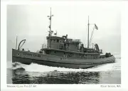*WA. Postcard-"Mikimiki Class Tug LT 160" **Puget Sound- {C21}~