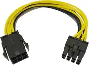 6 Pin to 8 Pin PCIe Adapter - PCIe Adapter Cable - Stable PCIe Converter, Effective GPU PCI Express Cable, Graphics Card Cable for Enhanced Performance