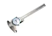 6" SAE Dial Calipers Accurate to 0.001" per 6" Hardened Stainless Steel for