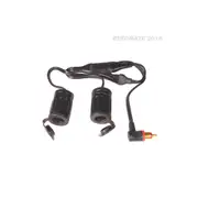 OPTIMATE Adapter motorcycle 90° plug to 2x car socket (No.36)