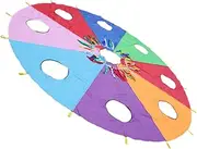 [WOFASHPURET] Outdoor Boys and Girls Play Equipment Cognitive Toy Octagonal Umbrella for Boys and Girls Cooperative Play Develop Social Skills