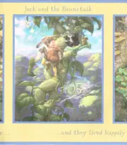 Jack and The Beanstalk Hansel & Gretel Tom Thumb Fairy Tales Wall paper Border