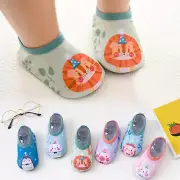 Baby Kids Boys Girls Cartoon Soft Floor Socks Barefoot Aqua Socks Non-Slip Shoes