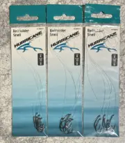 3 Packs Hurricane Snells Baitholder Hooks Size 6 10 LB