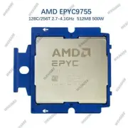 AMD EPYC ZEN5 9755 128core 256 threads 2.70-4.10GHz 500W CPU Processor (No lock)