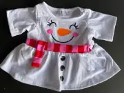 Build a Bear Full Size Teddy Bear Clothing - New Snowman Dress