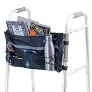 Super Deluxe Universal Walker & Rollator Bag, Accessories Storage Organizer Bags