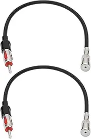 Be In Your Mind 2pcs Car Radio Stereo Antenna Adapter Compatible with VW Compatible with Ford Focus Compatible with Benz Compatible with BMW