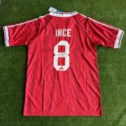 Paul Ince Signed Manchester United Shirt - 1996, Number 8 Autograph Jersey