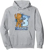 [Marvel] Guardians Of The Galaxy Baby Groot 3rd Birthday Pullover Hoodie