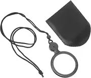 DIYEAH 1 Set Handheld LED Magnifier with Neck Strap Portable Reading Magnifier for Seniors Magnification Lightweight Design with Built Light for Enhanced Reading Clarity