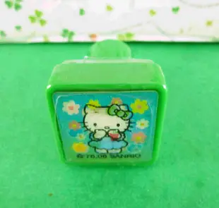 【震撼精品百貨】Hello Kitty 凱蒂貓 KITTY筆套印章-綠蘋果 震撼日式精品百貨