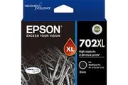 Epson 702XL - High Capacity DURABrite Ultra - Black Ink Cartridge [C13T345192]