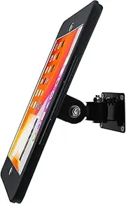 WeSTRUGGLE on Wall Mount Bracket for iPad 10.2-Inch (9th,8th,7th Gen.),with Anti Theft Security Lock, Arbitrary Adjustment,Multi Angle,Metal,(Black)