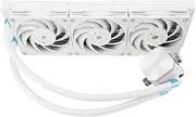 Thermalright Frozen Edge 360 White Liquid CPU Water Cooler with 120mm PWM Fan,360 White Cold Row Specification,Integrated Water-Cooler Heatsink for AM4/AM5,Intel LGA1700/1851/1150/1151/1200/2011