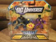 DC Universe Action League Batman VS. The Joker 2 Pack Mini Figures!