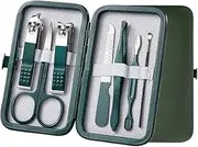 Nail Clippers Set, 7-Piece Cuticle Clipper and Cutting Set, Professional Nail Clippers, Nail Clippers, Manicure Set, with Portable Travel Case Manicure Set