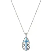 Montana Silversmiths Women's Filigree Water Lights Cross Necklace