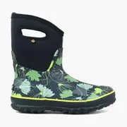 BOGS Classic Tulip Mid Black pattern - Size 8