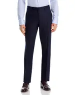 Canali Capri Slim Fit Wool Flannel Trousers