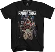 [STAR WARS] Mandalorian Luke R2D2 and Grogu Shirt for Family