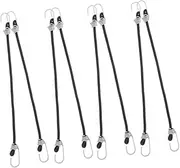 Alipis 8pcs Elastic Bungee Cords Durable Cargo Tie Down Straps with Hooks for Motorcycles Bicycles and Luggage Lightweight and Multifunctional Travel Accessory