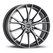 ALLOY WHEEL MAK FABRIK FOR BMW X5 2000-2007 8X19 5X120 GUN MET-MIRROR FACE 5YM