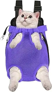 Pet Carrier Backpack | Kitten Backpack Carrier Travel Bag - Cat Travel Legs Out, Dog Carrying, Adjustable Pet for Small Medium Dogs Cats