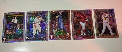 Adolis Garcia-Chris Taylor-Royce Lewis-Michael Siani-Christian Yelich Confetti