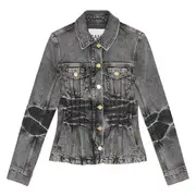 [GANNI] Stretch Future Denim Fitted Blazer