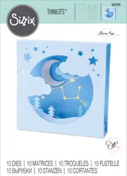 Sizzix Celestial Box Card Thinlits Die Set