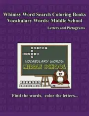 Whimsy Word Search Vocabulary Words: Middle School by Claire Mestepey