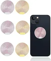 KGDUYC Radiation Protection Mobile Phone Stickers - Radiation Shielding Stickers, EMF Protection Mobile Phone Sticker Blocker for Phone, Laptop, Tablet, Computer and All Electronic Devices, Pack of 6