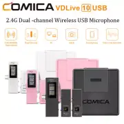 Comica VDLive10 Dual Channel Wireless USB Microphone System TX+TX+RX Multicolor