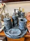 modern table clock mechanism, onyx stone carved table clock