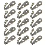 30Pcs antique coat hook metal cloth hooks Single Hook Coat Hooks garage
