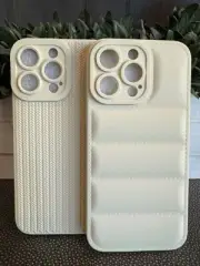 Set 2 PCS iPhone 15 14 Pro Max Silicone Soft Bumper Case Camera Lens Protect
