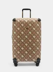 GUESS Women's Brown Logo Eliette 71cm Suitcase