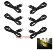 6 10FT 3.5MM M/M JACK AUX STEREO CABLE CORD IPAD IPHONE IPOD MP3 CAR ZUNE BLACK