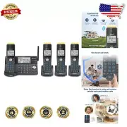 Super Long Range 2300 ft DECT 6.0 Cordless Phone 4-Handset with Bluetooth