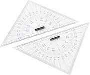 Chart Drawing Ruler, Transparency Easy to Use, Precise Scale 300mm Acrylic, Fit for Boats, Yachts, Ships, Nautical Navigation