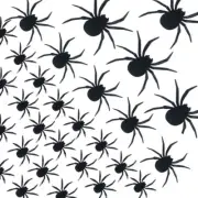 Horror 3D PET Wall Stickers 70pcs/set Different Sizes Art Wallpaper