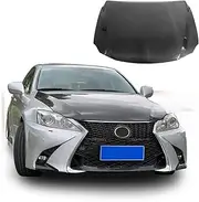 Hood Scoops for Cars， Compatible for 2006-2013 Lexus is Modified Replacement Style Carbon Fiber Hood Engine Hood
