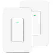 3 Way Smart Wi-Fi Light Switch, Individual 3 Way Switch(only one needed),Comp...
