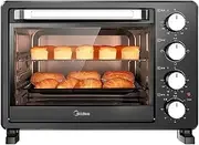 Toaster Oven Mini Oven Home Multifunctional Cake Baking 25L Capacity Independent and Precise Temperature Control 60min Precise Timing Large Space for Roasting on Four Floors Halogen ovens/13344