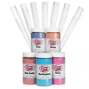 Cotton Candy Express D501 5 Flavor Fun Floss Sugar, Cones