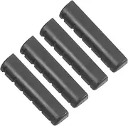 Alasum 4pcs Acoustic Guitar Nut Replacement Plastic Pre-slotted Nut for Electric and Acoustic Guitars Ensures Precise String Spacing Quick Installation